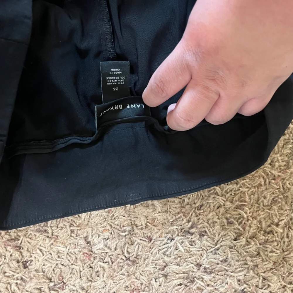 Lane Bryant Black Dress Pants | Stretch Straight Leg | Size 26